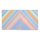 Rust Leaf Geometric Pattern Pillowcases – Modern A Kussensloop (Achterkant-Links)