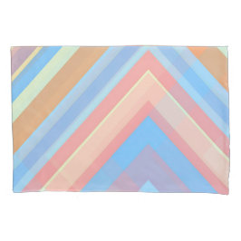 Rust Leaf Geometric Pattern Pillowcases – Modern A Kussensloop