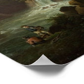 Rust Majestic Waterval Gevist Poster (Hoek)