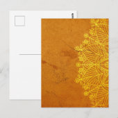 Rust Mandala Zen Rustic Body Mind Spirit Briefkaart (Voorkant / Achterkant)