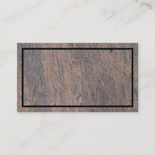 Rust Marble Textured Visitekaartje