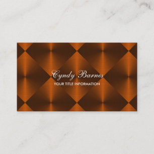 Rust Metallic look Diamond Tegels Visitekaartje