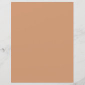 Rust Minimalist Calligraphy Wedding Bar Menu (Achterkant)