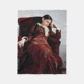 Rust nemend, Ilya Repin Fleece Deken (Voorkant)