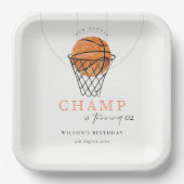 Rust onze kleine honkbal elke dag op elke leeftijd papieren bordje (Voorkant)