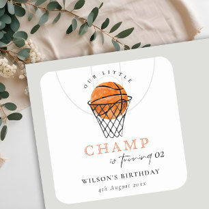 Rust onze kleine honkbal elke dag op elke leeftijd vierkante sticker