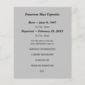 rust op de begrafenisdienst (Achterkant)