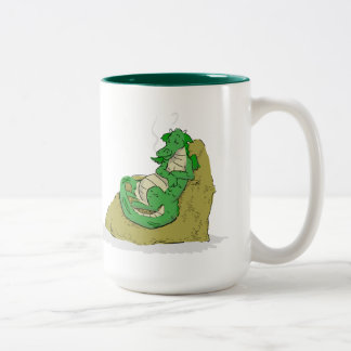 Rust op de buit tweekleurige koffiemok