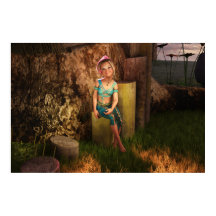 Rust op een stump DAZ Studio Digitale Kunst