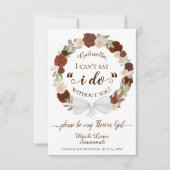 Rust Orange Floral Wreath Be Ma Carte Flower (Devant)