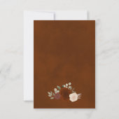 Rust Orange Floral Wreath Be Ma Carte Flower (Dos)