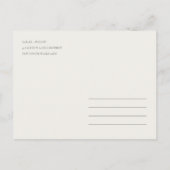 Rust Oranje Gele Herfst Trees sparen de Kaart van  (Achterkant)