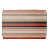 Rust Oranje Moderne Stripes Badmat (Voorkant)