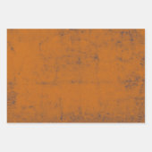 Rust Oranje Ontkoppelingspatroon Inpakpapier Vel (Voorkant)