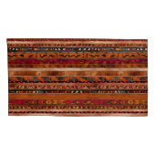 Rust Pattern Pillowcases – Stylish Bedroom Pillow  Kussensloop (Achterkant-Rechts)