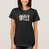 Rust Pit Gezicht Pitbull Dierlijke Hond T-shirt (Voorkant)