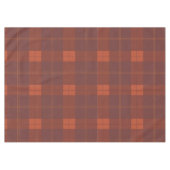 Rust Red en Oranje Pset Pattern Tafelkleed (Voorkant (Horizontaal))