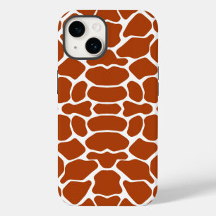 Rust Red Safari Giraffe Case-Mate iPhone 14 Hoesje