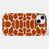 Rust Red Safari Giraffe Case-Mate iPhone Case (Achterkant (horizontaal))