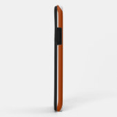 Rust Red Safari Stripe met naam Case-Mate iPhone Case (Achterkant/rechts)