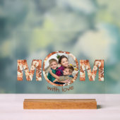 Rust Rose Custom Photo Mother's Day Gift (Neutre)