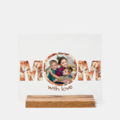 Rust Rose Custom Photo Mother's Day Gift (Recto)