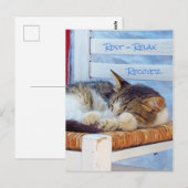 Rust Rust Herstel Ansichtkaart Briefkaart (Voorkant / Achterkant)