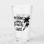 Rust strandgezicht glas (Voorkant)