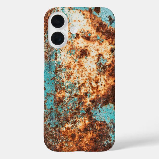 Rust Style and Blue Patina Case-Mate iPhone Case (Achterkant)