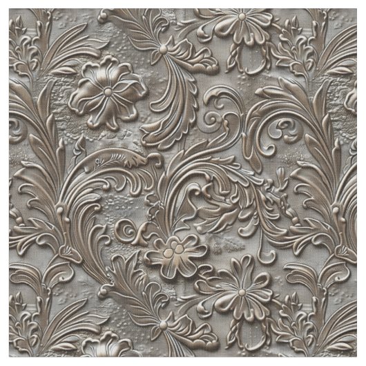Rust taupe bewerkt leer stof (Close Up)
