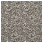 Rust taupe bewerkt leer stof (Swatch)