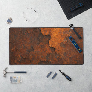 Rust Textuur Grunge Achtergrond Metalen Ontwerp Bureaumat