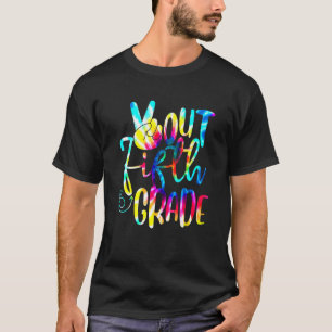 Rust uit vijfdegraads das verf laatste dag van de  t-shirt