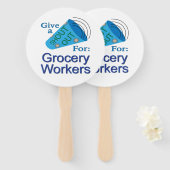 Rust uit voor de kerkarbeiders handwaaier (Voorkant en achterkant)