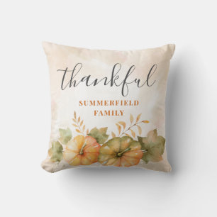 Rust verliest pompoen met een deken van de Herfst  Kussen