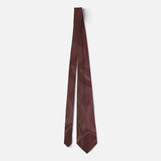 Rust Wine Ombre Gradient Wisps Stropdas (Achterkant)