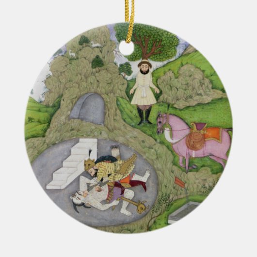 Rustam die de Witte Maan doodde, illustratie van Keramisch Ornament (Voorkant)