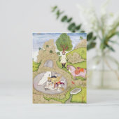 Rustam doodt de Witte Demon Briefkaart (Staand voorkant)