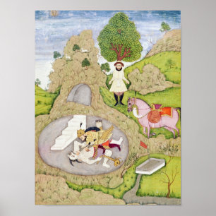 Rustam doodt de Witte Demon Poster