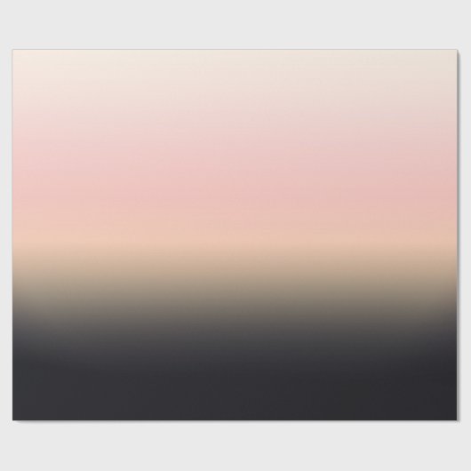  RustBlack tot Roze gradiënt Ombre Cadeaupapier (Vlak)