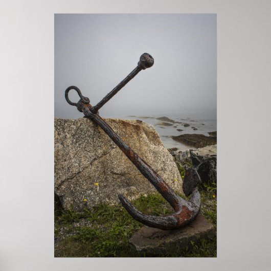 Rusted and Worn - An Anchor Ashore Poster (Voorkant)