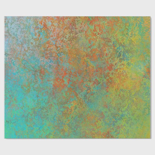 Rusted Copper Rustic Design Cadeaupapier (Vlak)