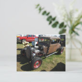 Rusted Hot Rod Briefkaart (Staand voorkant)