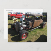 Rusted Hot Rod Briefkaart (Voorkant / Achterkant)