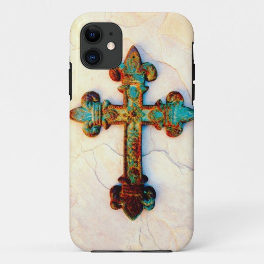 Rusted Iron Cross iPhone 5 Hoesje (Achterkant)