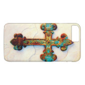 Rusted Iron Cross iPhone 7 Plus hoesje (Achterkant (Horizontaal))