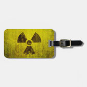 Rusted Radioactive Symbol Bagagelabel (Voorkant horizontaal)