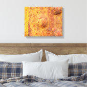 Rusted Rivette Metal Canvas Print (Insitu (Slaapkamer))