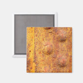 Rusted Rivette Metal Square Magnet Magneet (Voorkant / Achterkant)