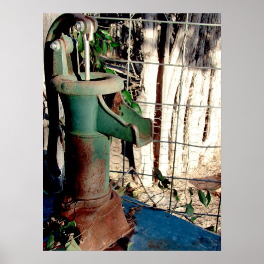 Rusted Spigot Poster (Voorkant)